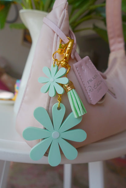 FLOWER BAG CHARMS
