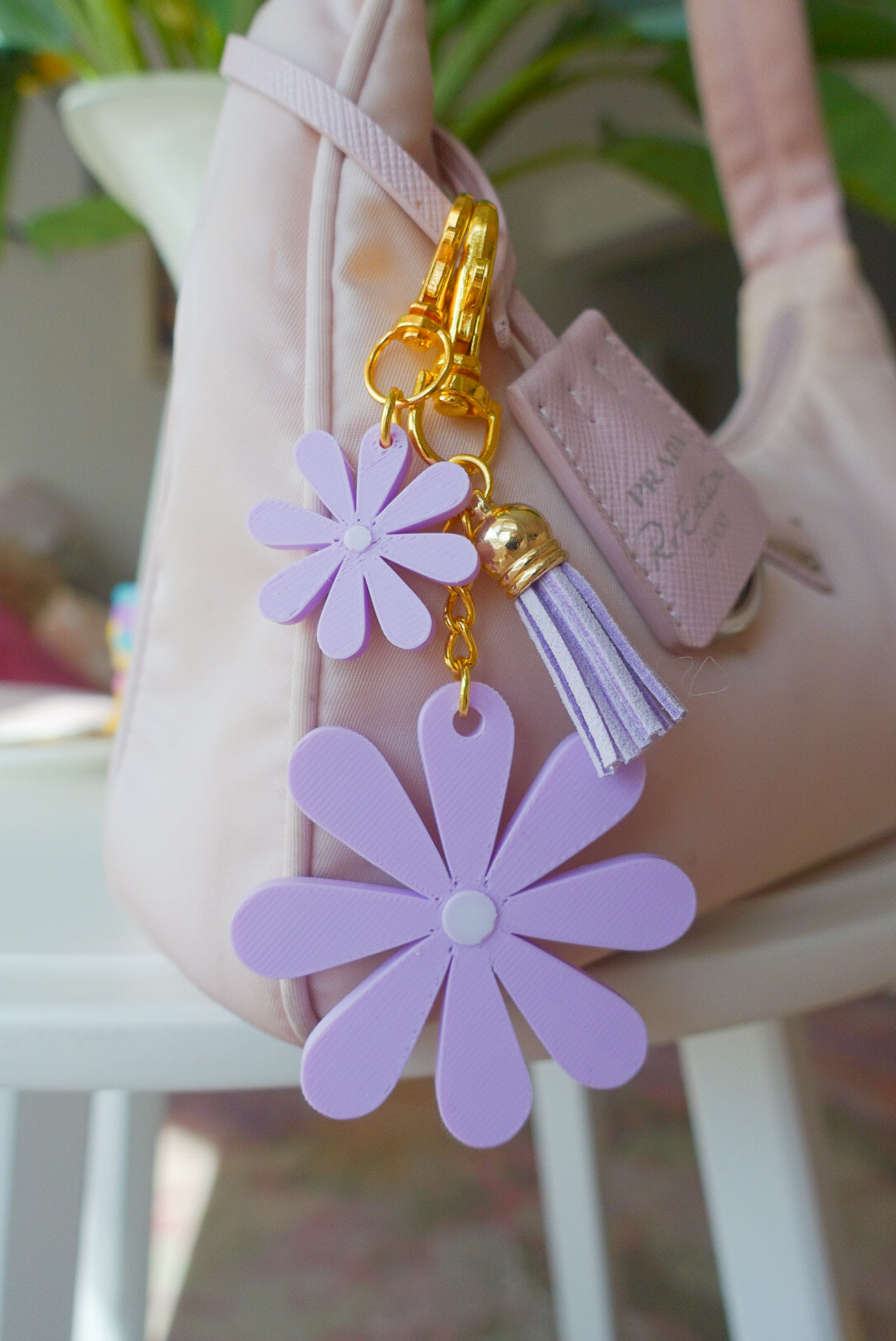 FLOWER BAG CHARMS