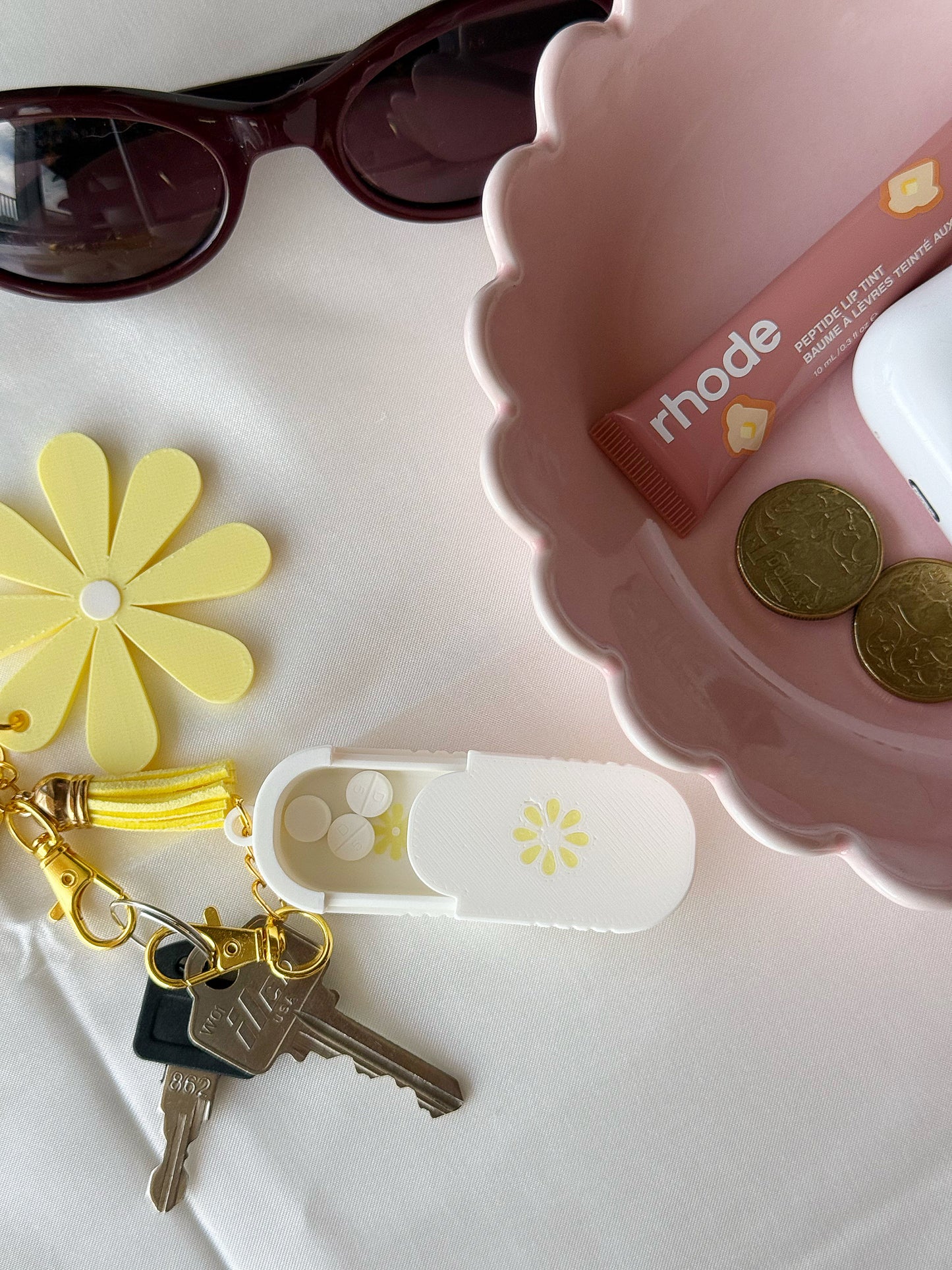 PILL HOLDER KEYRINGS
