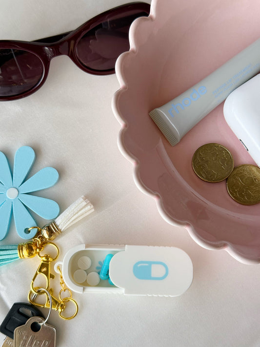 PILL HOLDER KEYRINGS